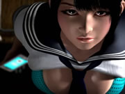 3D卡通動畫 俏皮女孩